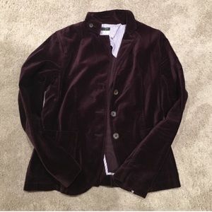 J.Crew velvet blazer